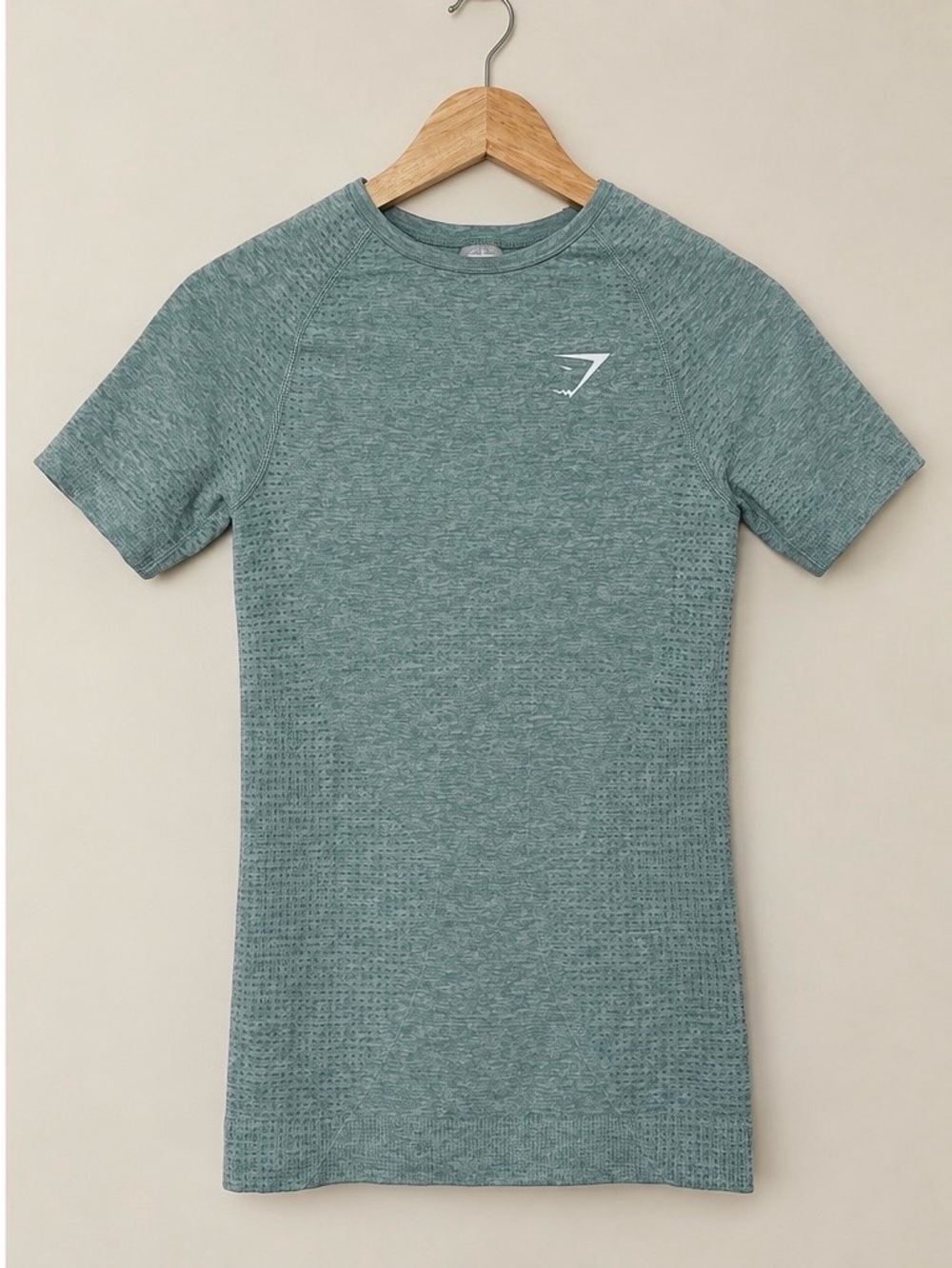 Gymshark vital Seamless Short Sleeve Shirt - Sage Green blue XS